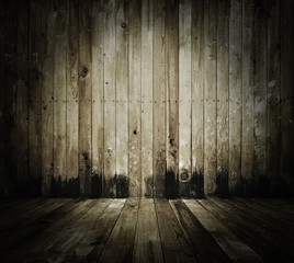 old wooden interior
