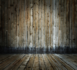old wooden interior