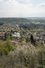 Views. Glance from the hills to the Julian Pre-Alps