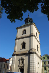 Fototapeta na wymiar Sandomierz, Katedra pw. Narodzenia NMP - dzwonnica.
