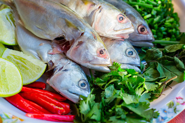 Mackerel with Spicy Soup (Thai Food)
