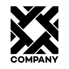 T company linked letter logo