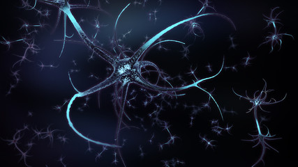 Neural network brain cells 