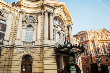 Fototapeta premium Budapest, Hungary - December 31, 2016: Comedy Theatre in Budapest, Hungary