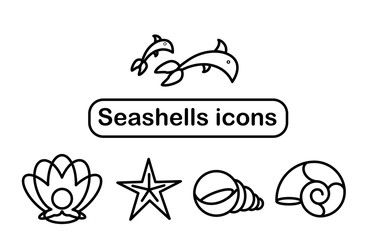 seashells icons