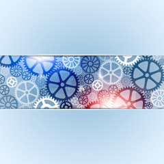 Gear Shapes Multicolor Business Background