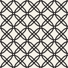 Naklejka premium Vector Seamless Pattern. Abstract Geometric Background Design. Stylish Lattice Texture 