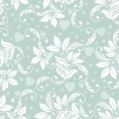 Vector flower seamless pattern element. Elegant texture for backgrounds. Classical luxury old fashioned floral ornament, seamless texture for wallpapers, textile, wrapping.
