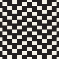 Repeatable geometric grid texture. Vector seamless mesh pattern. Monochrome zigzag lines abstract background