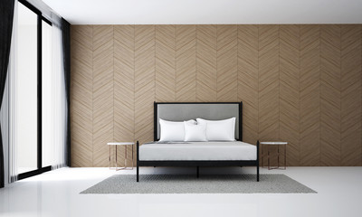 New model scene interior 3d rendering of modern bedroom design