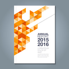 Abstract minimal geometric polygon background for business annual report book cover brochure flyer poster