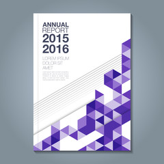 Abstract minimal geometric polygon background for business annual report book cover brochure flyer poster