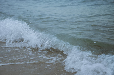 Black sea on a summer day