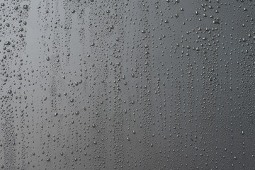 water drops on black background