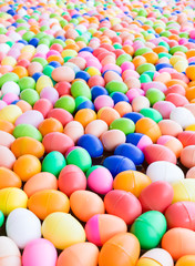 Plastic easter eggs toy for children's