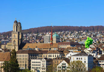 Obraz premium Zurich in springtime