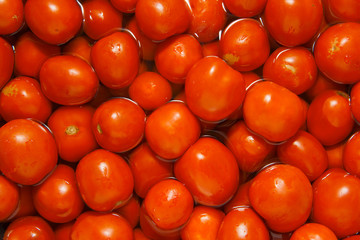 Tomatoes with water