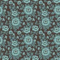 Vector flower seamless pattern background. Elegant texture for backgrounds. Classical luxury old fashioned floral ornament, seamless texture for wallpapers, textile, wrapping.