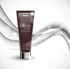 Skin moisturizer cosmetic ads template