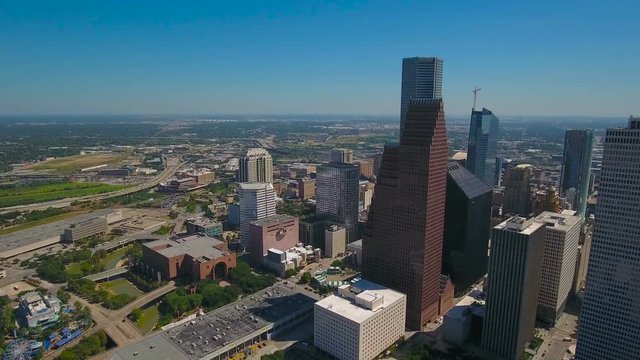 Aerial Texas Houston September 2016 4K