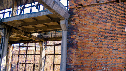 abandoned industrial building