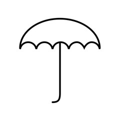 Umbrella line icon.