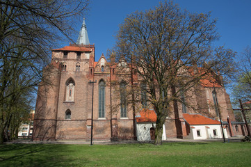 Gotycki kościół farny Wniebowzięcia NMP w Chełmnie, Polska