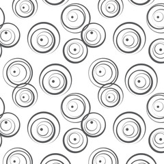 linear circle pattern, vector backgrond. pattern is on swatches panel