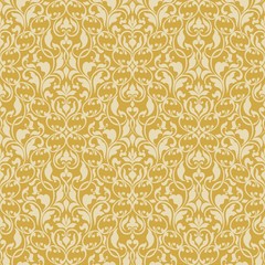 Vector damask seamless pattern background. Classical luxury old fashioned damask ornament, royal victorian seamless texture for wallpapers, textile, wrapping. Exquisite floral baroque template.
