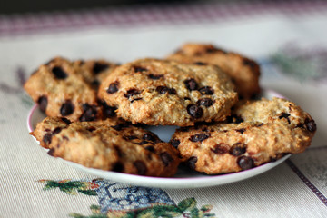 Cookies with chocolate chips