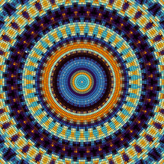 Seamless mosaic pattern