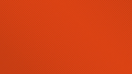 Fototapeta premium Gradient halftone dots background. Pop art template, texture. Shades of orange. Vector illustration.
