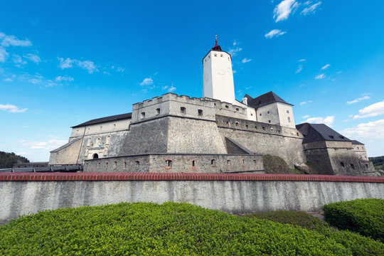 R&uuml;ckansicht Burg Forchtenstein, Burgenland, &Ouml;sterreich
