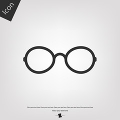 Glasses vector icon