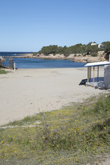 Fototapeta premium Gracioneta Cove Beach; Ibiza;