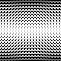 Seamless abstract geometric halftone black and white pattern with triangles.
- 144223787
