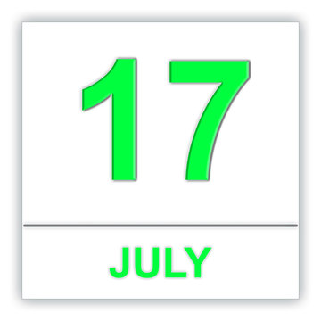 July 17. Day on the calendar.