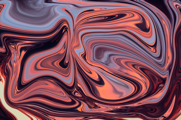 Colorful psychedelic liquefied background