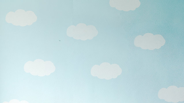 Fototapeta Blue baby wallpaper