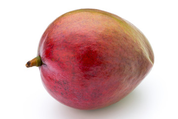 Mango fruit isolated on white background .