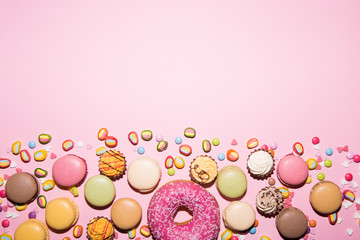 Macarons, sweets, chokolade, background
