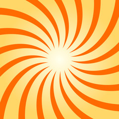 Spiral starburst, sunburst background set. Lines, stripes with twirl, rotating distortion effect. 
