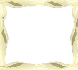 cartoon sand frame for different usage with space for text