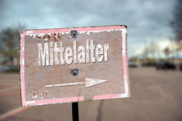 Schild 203 - Mittelalter