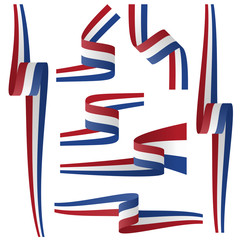 Obraz premium dutch country flag banners
