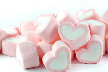 Obraz premium marshmallow on white background.