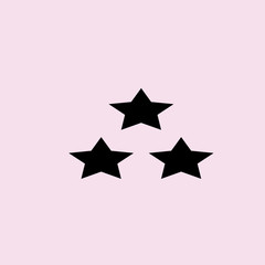 Stars icon. flat design