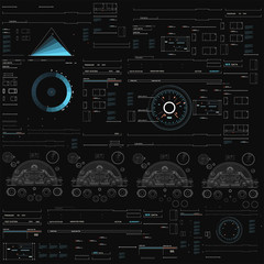 Futuristic virtual graphic touch user interface