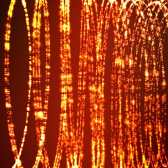 Naklejka premium Abstract vector red space background. Cyber flower. Glowing particles. Futuristic technology style. Elegant background for business presentations or gift cards.EPS10