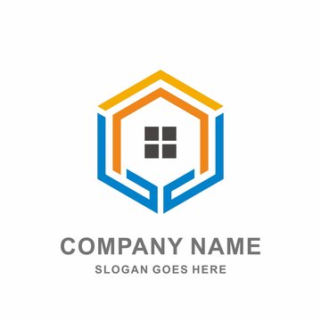 House Hand Charity Foundation Safety Protection Community Non Profit Business Company Stock Vector Logo Design Template 